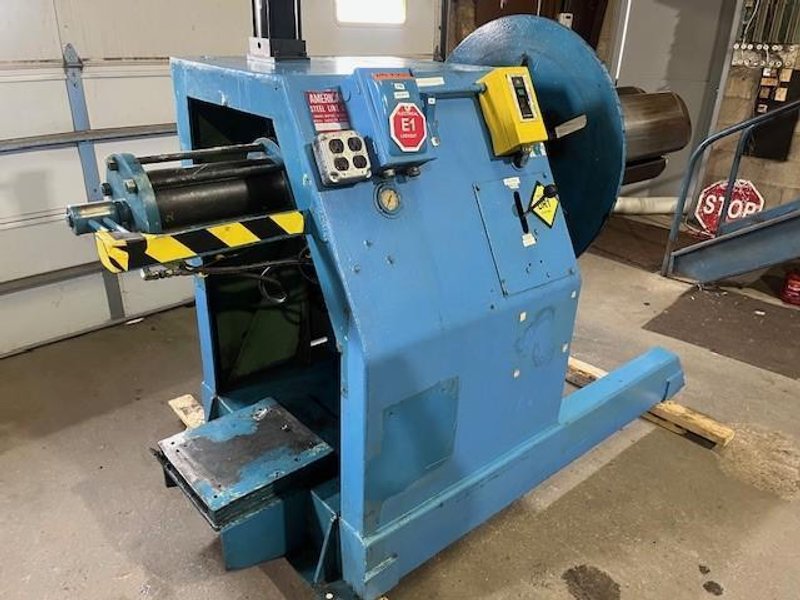 6,000# x 34&quot; AMERICAN STEEL LINE NONMOTORIZED UNCOILER STOCK # 3788