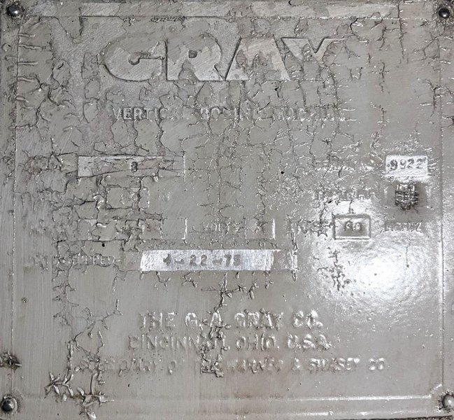 Gray Ringmaster 60″ CNC Vertical Boring Mill – VTL