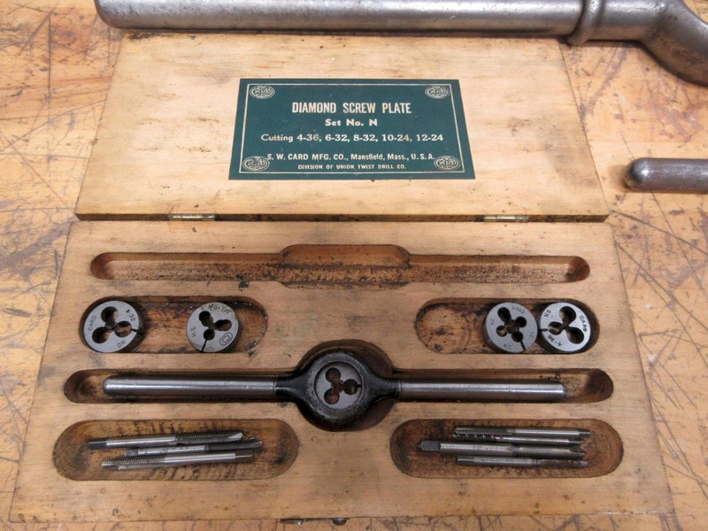 Tap and Die Sets with Assorted Handles in Cases- Auction Item