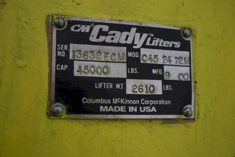 45,000 LBS CM TELESCOPING COIL LIFTER: STOCK #75907