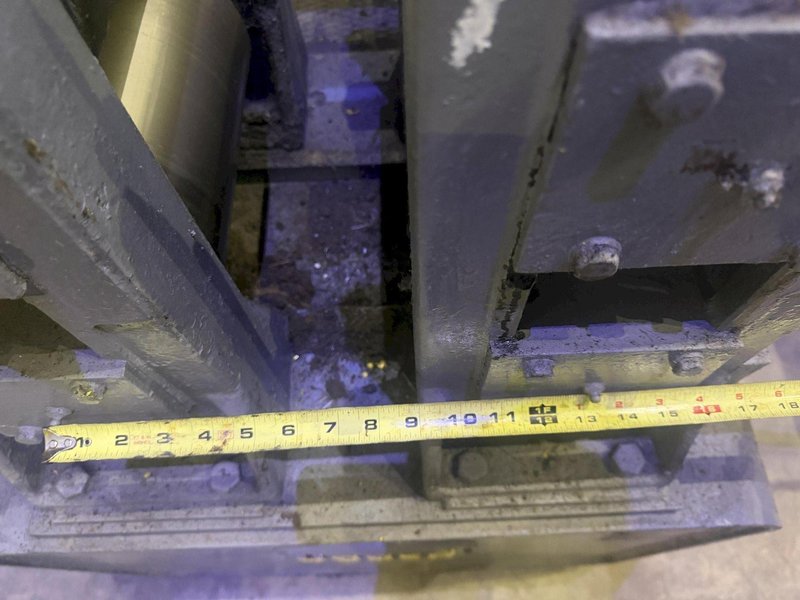 8" WIDE YODER 4-ROLL POWERED COIL FEEDER: YOBRO #24666