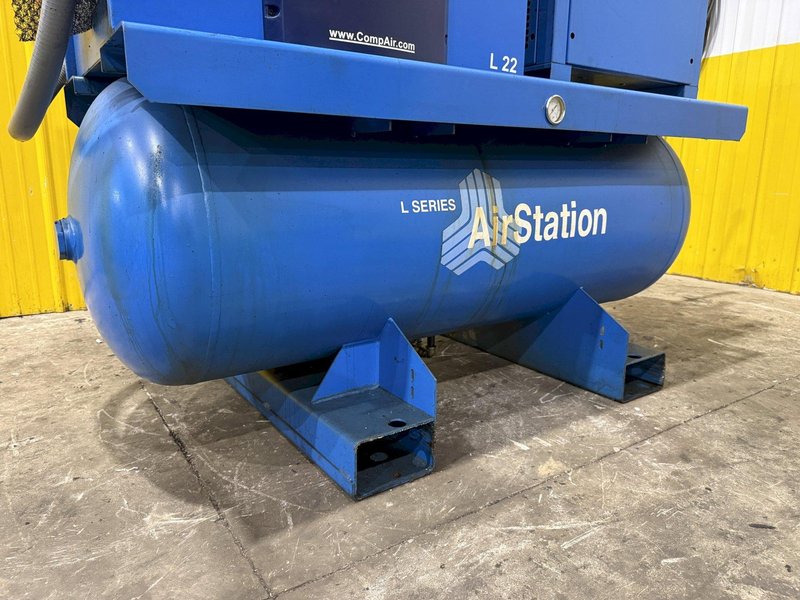 20 HP COMPAIR MODEL #LFR2A ROTARY SCREW AIR COMPRESSOR WITH DRYER: YOBRO #25816