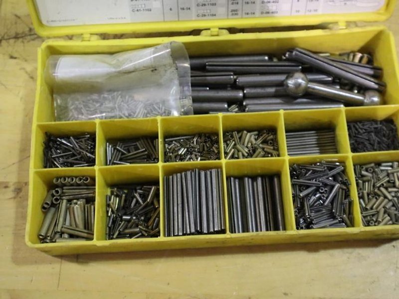 Slotted Spring Pins In Case- Auction Item