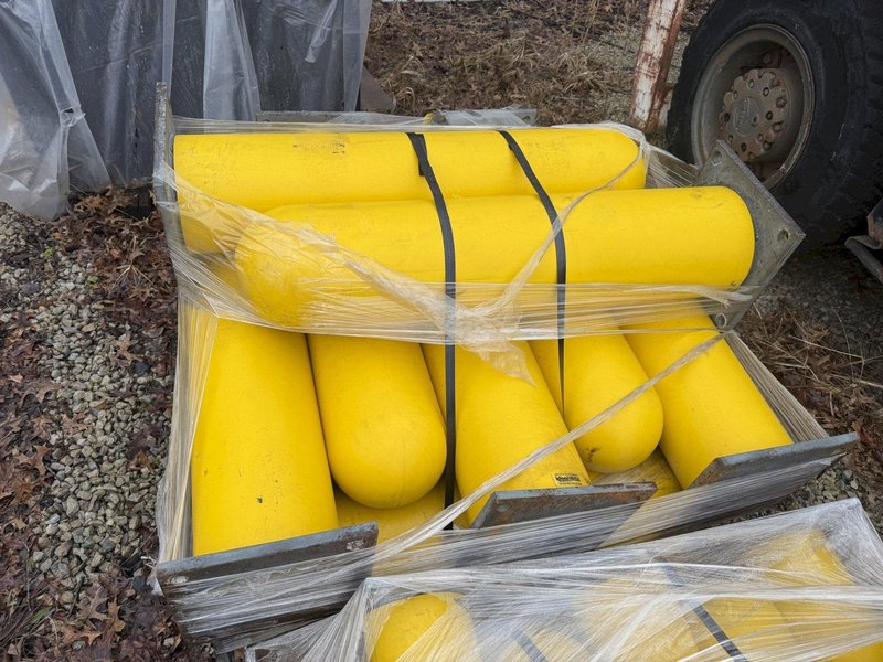 IDEAL SHIELD PLASTIC COATED HEAVY DUTY SAFETY BOLLARDS: YOBRO #24876