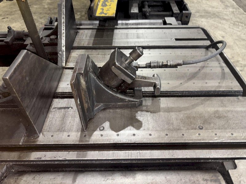 18” X 20” MARVEL MODEL #81/M4 AUTOMATIC MITRE HEAD VERTICAL BAND SAW &amp; FEED TABLE: STOCK #23277