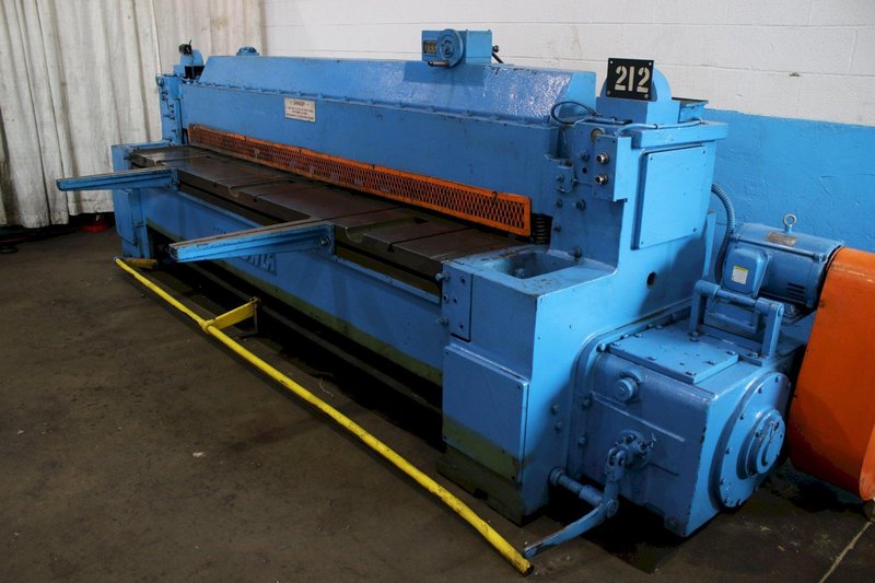 10' X 10 GAUGE WYSONG MODEL #1010HD POWER SQUARING SHEAR: STOCK #68711