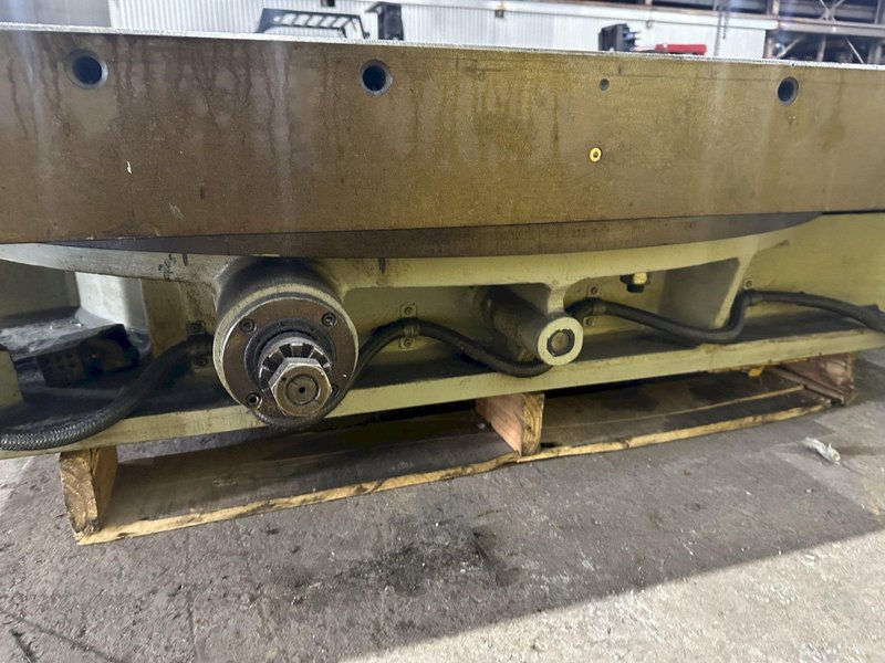 60&quot; X 60&quot; SHIBAURA MODEL #BFT-13CW2 T-SLOTTED ELECTRIC POWERED ROTARY TABLE: STOCK #19526