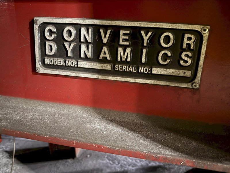 2021 Conveyor Dynamics model 48/54x65.75-FC incline oscillating conveyor s/n CDC 2808 with hood