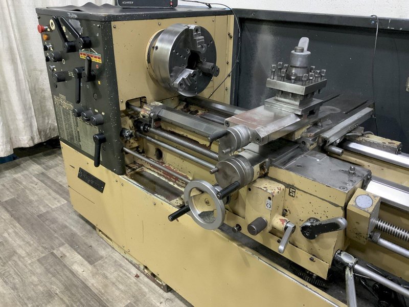 16.5" X 44" BRIDGEPORT ROMI MODEL 16-8 GEARED HEAD ENGINE LATHE: STOCK #81367