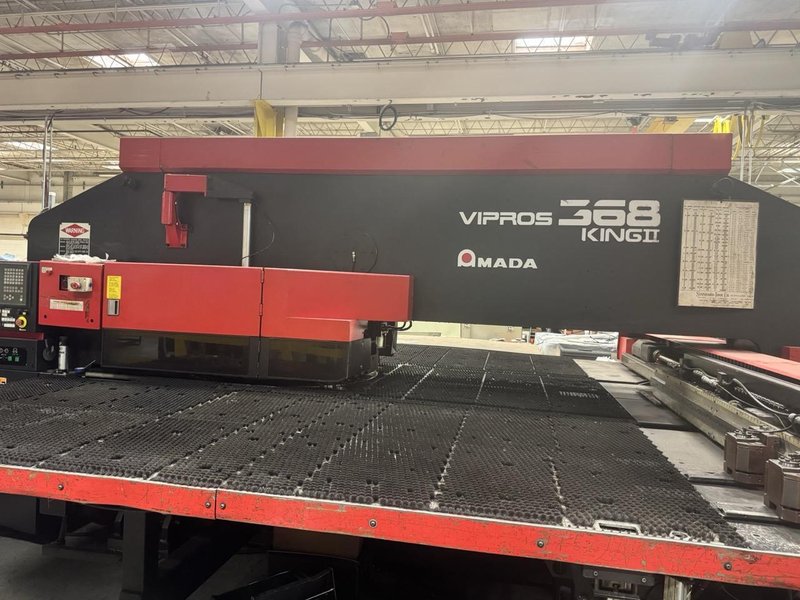 33 Ton Amada Vipros 368 King II Turret Punch, 1999 – Fanuc Control