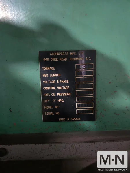 1985 ACCURPRESS 713010