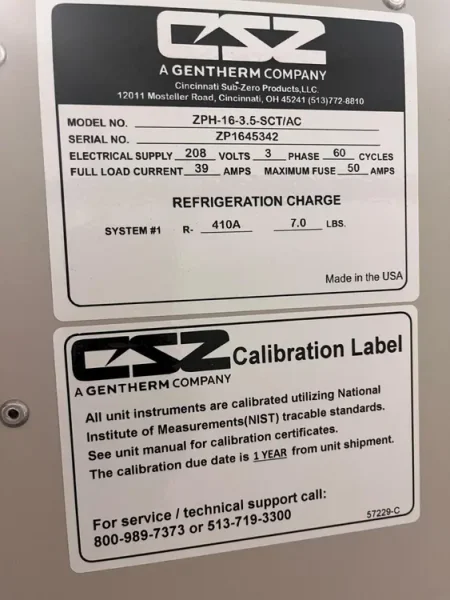 CSZ ZPH-16-3.5-SCT/AC | Environmental Chambers
