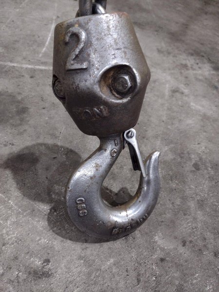 2 TON COFFING ELECTRIC CHAIN HOIST WITH TROLLEY: STOCK #24474