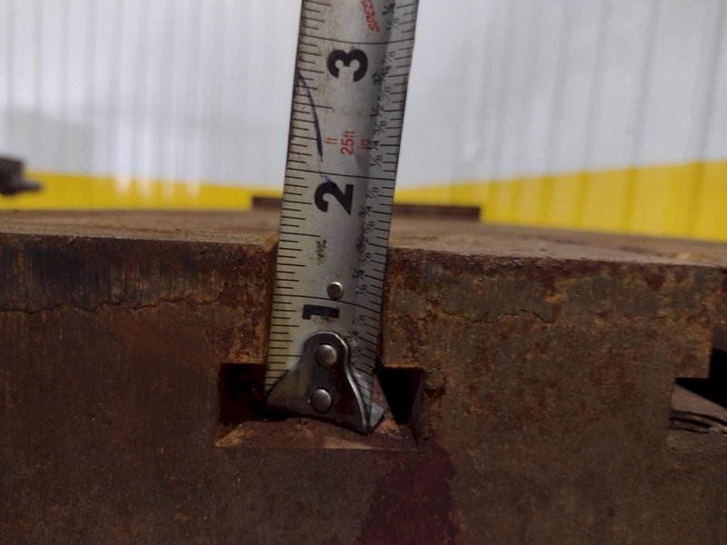 18" X 40" X 2.5" STEEL BOLSTER T-SLOT PLATE: YOBRO #25182