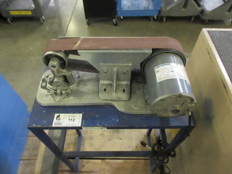 Eickler Co 2-1/2" x 36" Horizontal Belt Sander on Stand- Auction Item