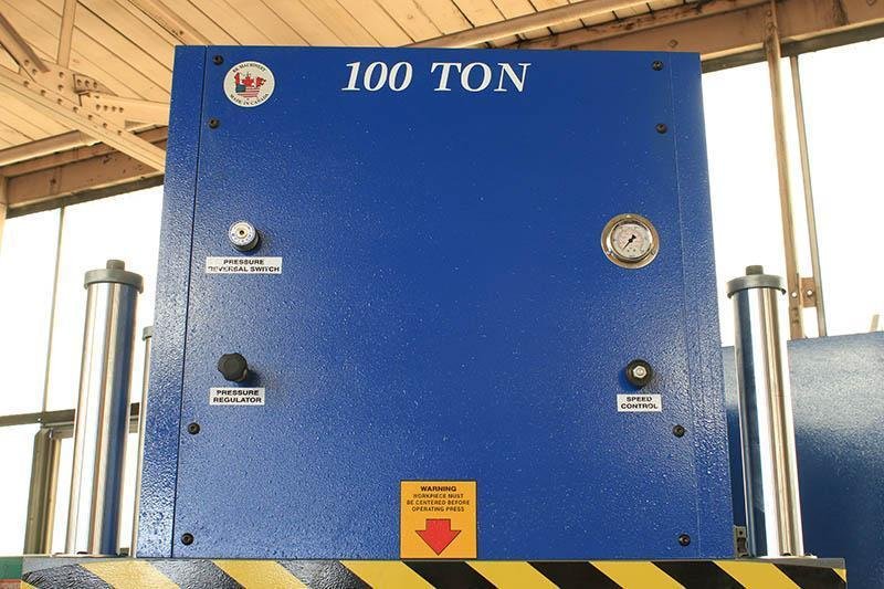100 TON PRESSMASTER HYDRAULIC C-FRAME PRESS MODEL CFP-100
