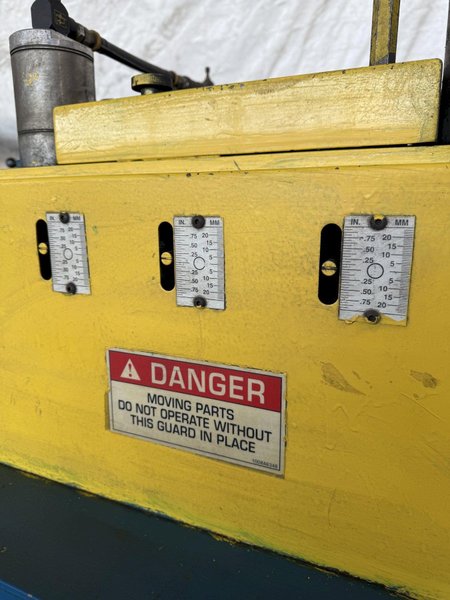 12&quot; X .125&quot; COE CPPS-PO-225-12 POWERED STRAIGHTENER. STOCK # 1226424