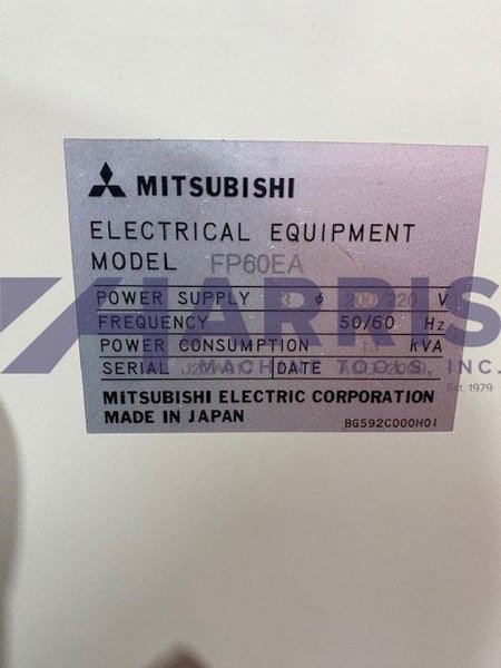 Used, MITSUBISHI MODEL EA22, Die Sinker Electrical Discharge Machine EDM