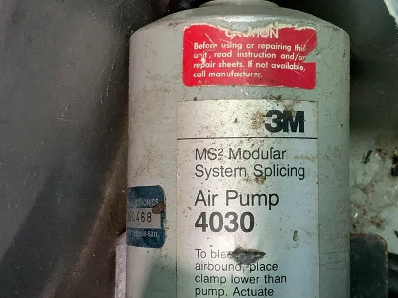 3M 10,000PSI MS2 MODULAR SPLICING SYSTEM W/ AIR PUMP 4030
