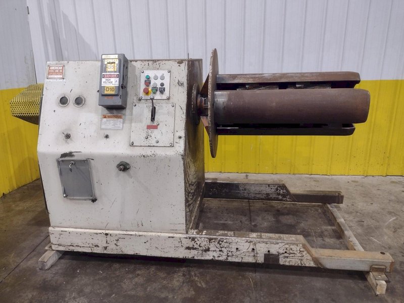 10,000 LBS X 42" AMERICAN MODEL 1000 UNCOILER COIL REEL: YOBRO #24959