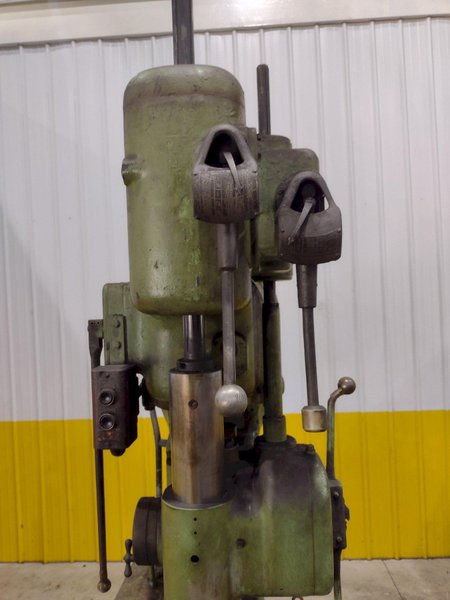 28&quot; CINCINNATI BICKFORD MODEL #3L GEARED HEAD SINGLE SPINDLE  DRILL: STOCK #22815