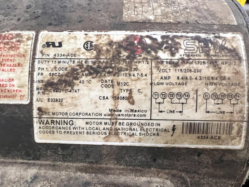 40" X 20" 660 LBS BISHAMON MODEL #X30SBI HYDRAULIC LIFT TABLE, 110V: STOCK #20977