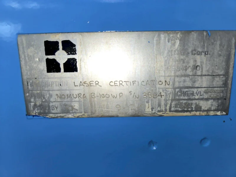 4" NOMURA MODEL #P-100WP TABLE TYPE HORIZONTAL BORING MILL : YOBRO 25968