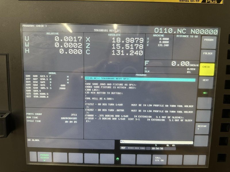 Smart NL3000BM CNC Lathe, 2023 – 12″ Chuck, Live Tooling, Programmable Tailstock, Box Ways, Chip Conveyor