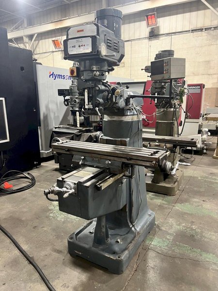 USED 9&quot; X 42&quot; KBC VERTICAL KNEE MILL WITH 2-AXIS READOUT, Stock# 11154