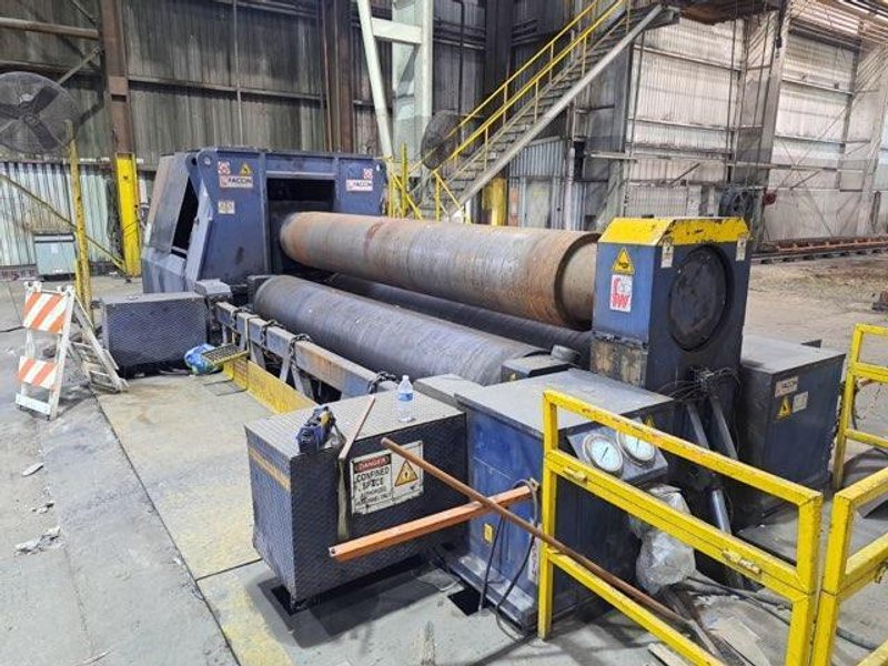 1 - PREOWNED 2009 FACCIN HAV 4072 PLATE ROLL, S/N: 08113509-3463