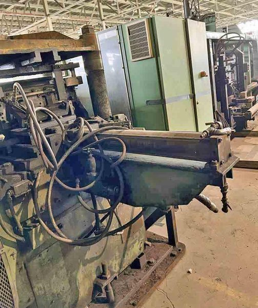 60–TON TISHKEN CUTOFF PRESS. STOCK # 1007125