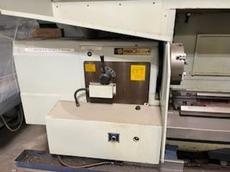 Hwacheon, Mega 58, CNC Flatbed Lathe, Fanuc 21i-T Control, 2002