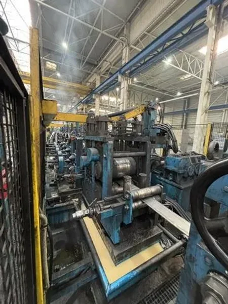 3.5" x 6mm Rafted Oto Mills Tube Mill Line with Mair Packaging Line