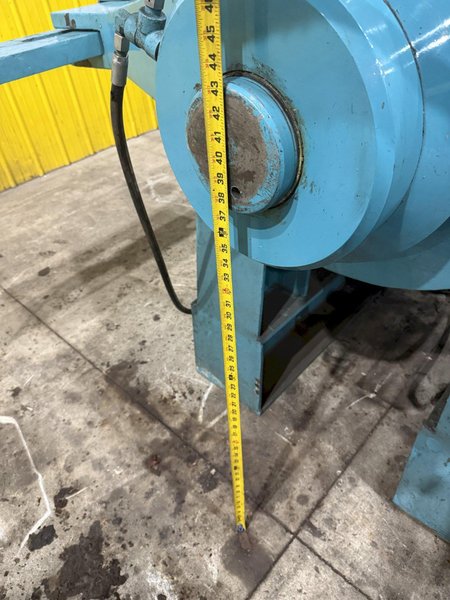 500 TON DRILL QUIP HORIZONTAL HYDRAULIC WHEEL PRESS WITH VICKERS HYDRAULIC UNIT: STOCK #23422