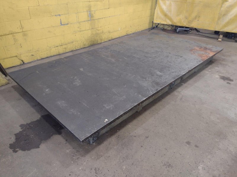 12&#039; X 6&#039; STEEL LAYOUT TABLE PLATE: STOCK #23783