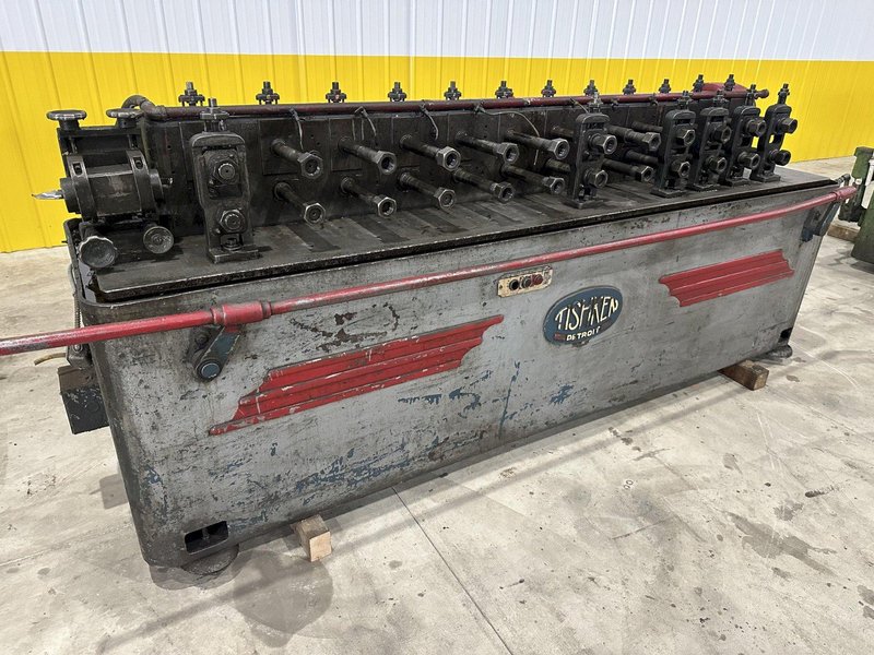 12 STAND X 1.5&quot; x 8&quot; RS TISHKEN MODEL #12MLW-1-1/2 ROLLFORMER: STOCK #20519