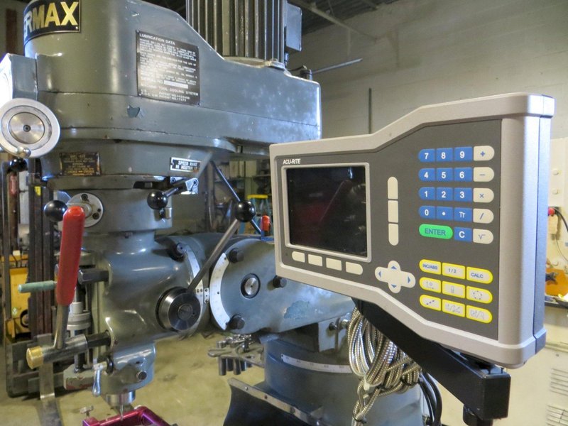 9&quot; x 42&quot; Supermax Vertical Milling Machine w/ Acu-Rite Digital Readout