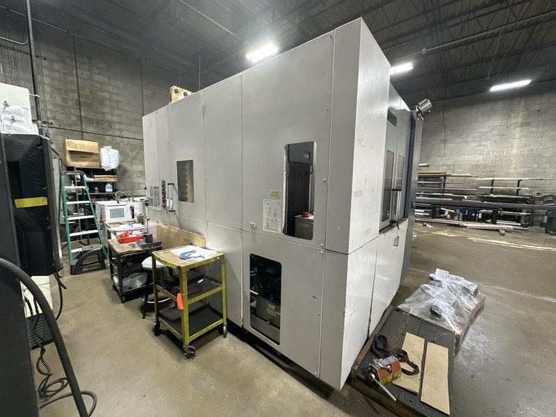 Okuma MB-5000H Horizontal Machining Center, 2011 – OSP-P200MA, 60 ATC, 1,000 PSI TSC, Renishaw Probe