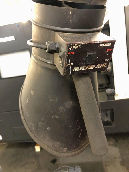 Micro-Air MC1500 Fume Smoke Extractor Dust Collector Dual Arm Portable