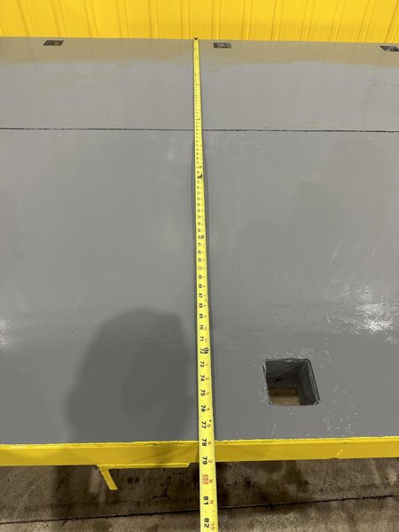 10,000 LBS X 120” X 78” HEAVY DUTY ROLLING TRANSFER CARTS: STOCK #19972