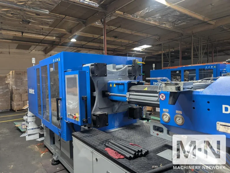 188 TON 10.4 OZ  TEDERIC MODEL DE168 ELECTRIC INJECTION MOLDING MACHINES MFG 2021