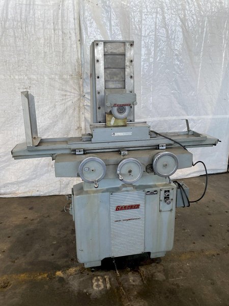 6" X 18" GARDNER MODEL 618 SURFACE GRINDER. STOCK # 0735722