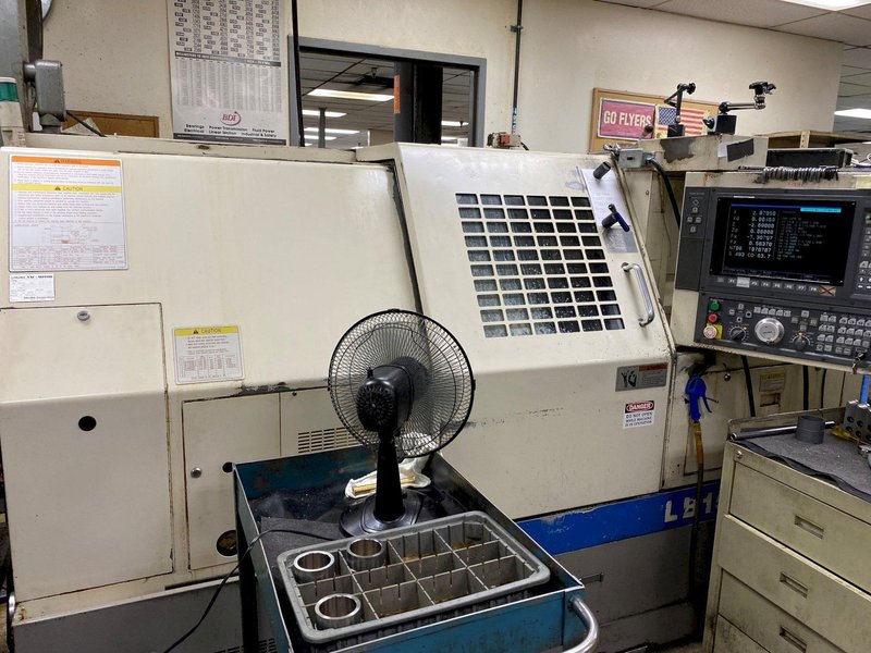 Okuma Model LB15ii "Big Bore" CNC Turning Center, S/N 2489, New Aug 1995.