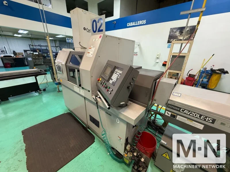 Citizen Cincom L20E-2M8 CNC Swiss Lathe, 2015
