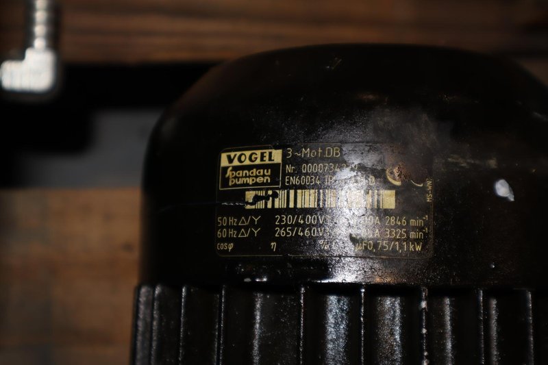 Scherzinger, Baldor, Vogel, - Assorted Motors &amp; Pumps- Auction Item