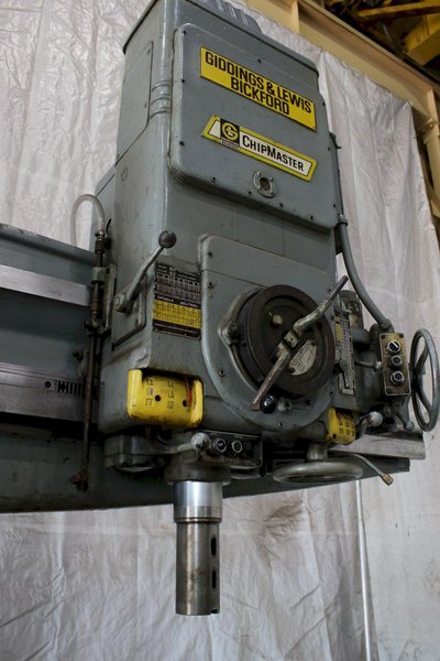6' X 15" GIDDINGS &amp; LEWIS RADIAL DRILL: STOCK #74162