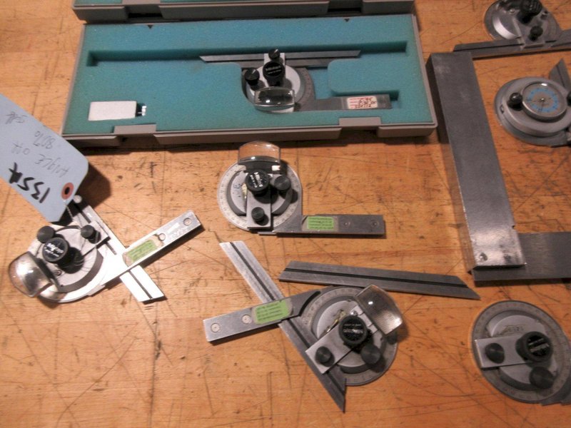 Mitutoyo Precision Vernier Protractors, and (1) Digital - Auction Item