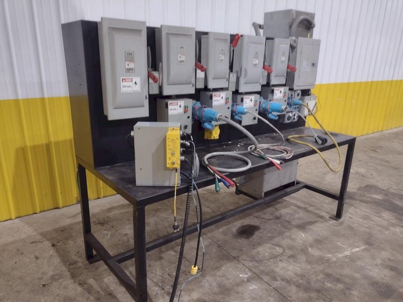3 PHASE (240 &amp; 480 VOLT) ELECTRIC TEST BENCH WITH 15 &amp; 45 KVA TRANSFORMER: YOBRO #25298