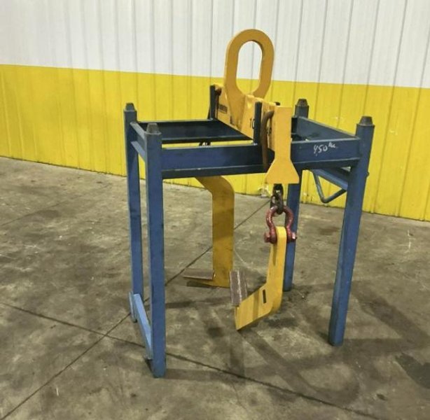 10 TON #NACL-10-48 HARRINGTON KITO NARROW ARM COIL LIFT PICKER. STOCK # 0435326
