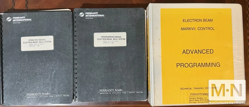 Sciaky Electron Beam Welding System 112”x102”x66”